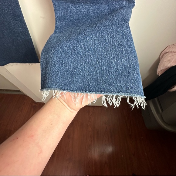 Levi’s Medium Wash Wedgie Button Fly RawHem 99%Cotton Women’s Jeans NWT Size 20W - Picture 5 of 16